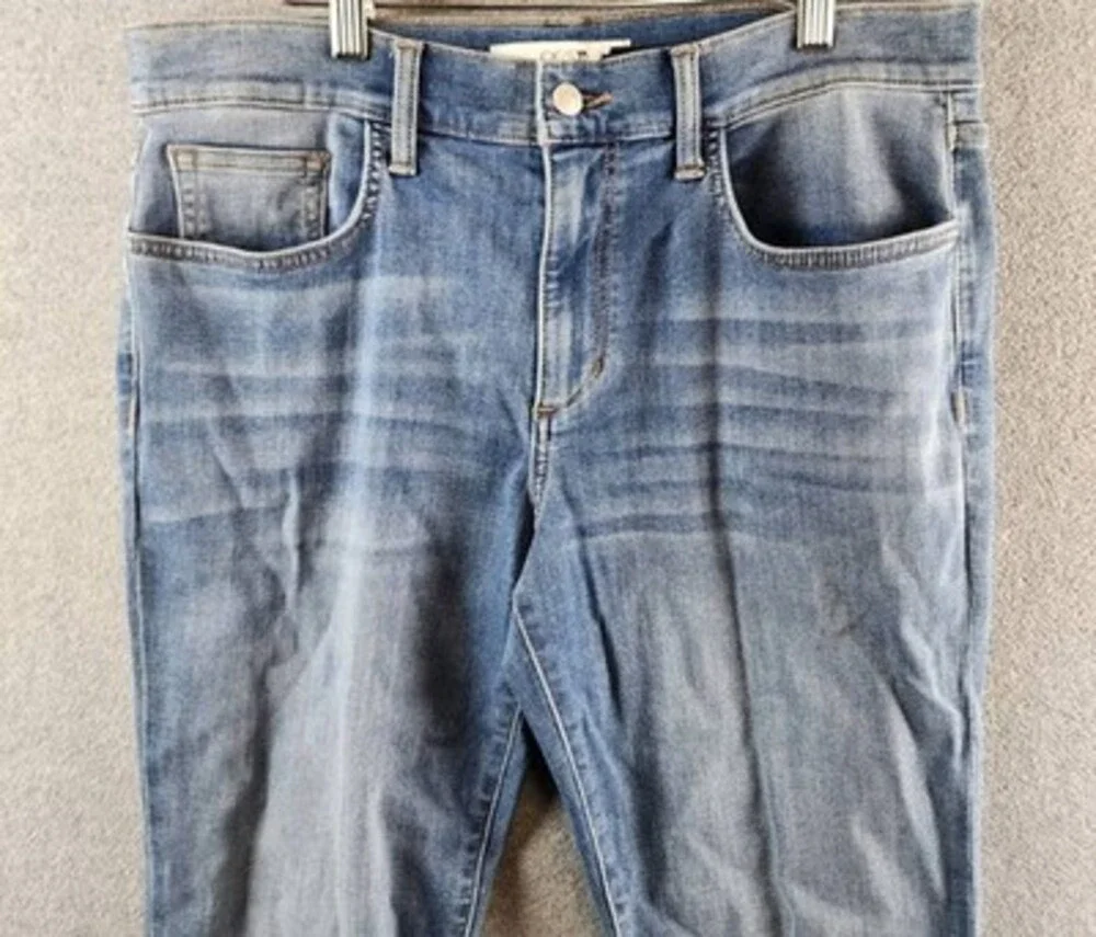 Joe's Jeans The Classic Straight Leg Jeans Men's 34 Gard Blue Denim Button Zip